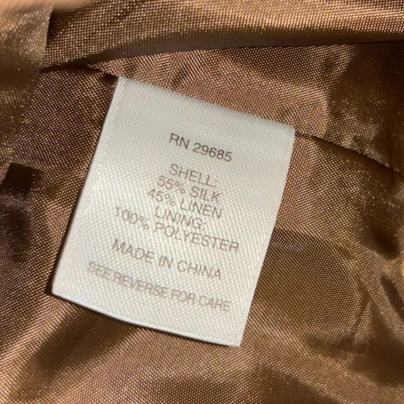 Vintage Pendleton silk linen women's pants size 16 - Picture 5 of 6